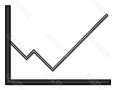 Up Trending Graph Illustration