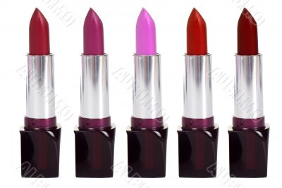 multicolored lipsticks
