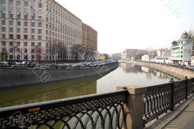 Embankment of the Moscow river
