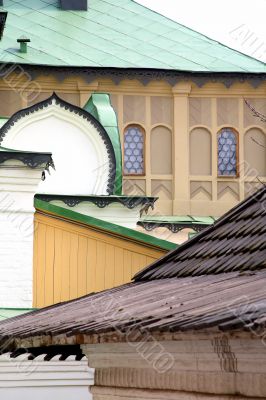 Roof of the ancient house