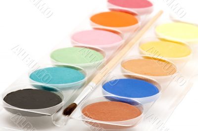 Set of water-colour