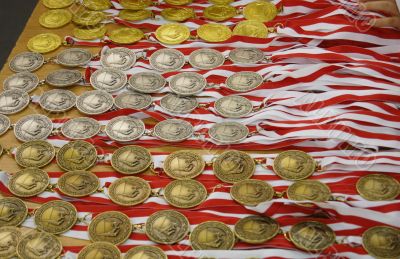 a lot of medals