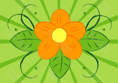 Stylized flower