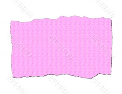 Pink Textured Paper - Ripped