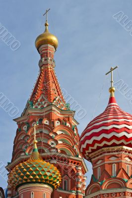 Domes of Pokrovski cathedral.