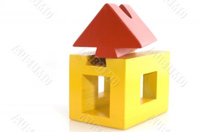 Yellow and red house