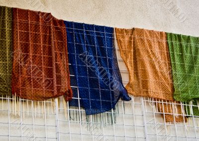 Scarves on a Wall 2