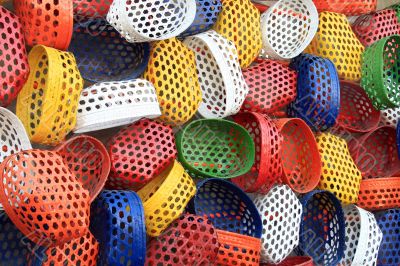 colorful baskets