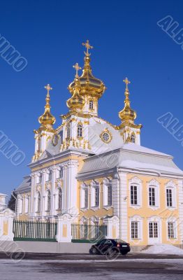 Gold domes of Russian Church