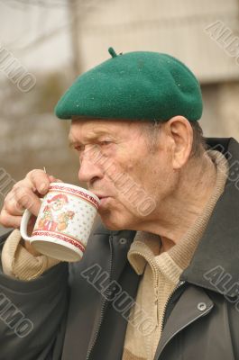 old men  drinking