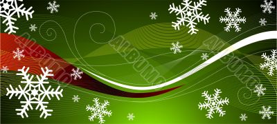 green christmas decoration