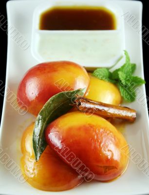 Glazed Nectarines
