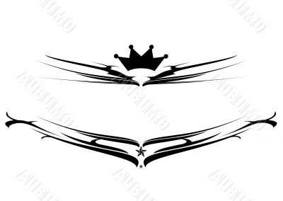 black shield logo