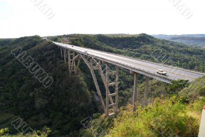 Bridge in Havana region, Cuba