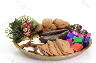 Plate of Christmas Goodies