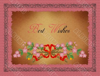 Greeting Card-Best Wishes