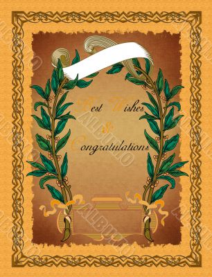 Greeting Card-Best Wishes