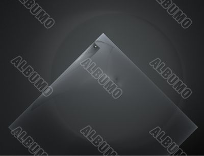 Abstract Pyramid and Sun in Grey Black