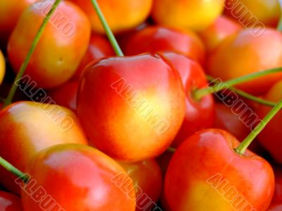 Double color cherries