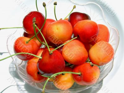 Double color cherries