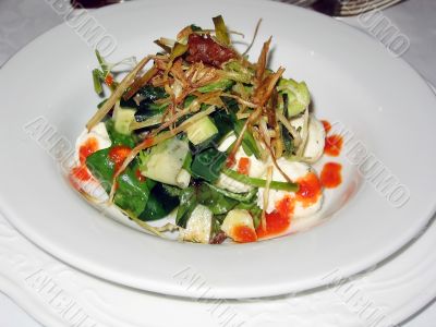 Avocado and Bollie Cheese Salad