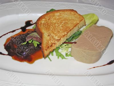 Pate and Salad