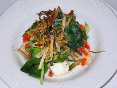 Avacado, Onion and Cheese Salad