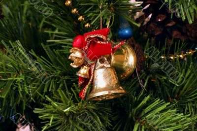 Bells and Bows Christmas Tree Ornaments