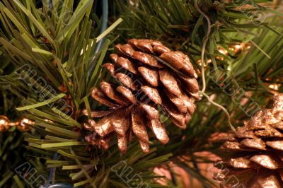 Pine Cones Christmas Tree Ornaments