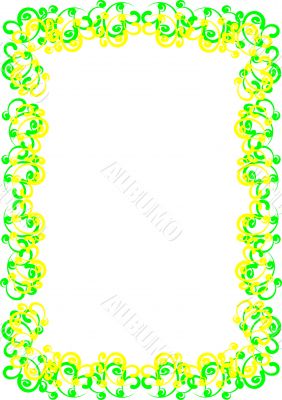 Patterned frame