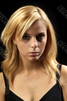 serious woman
