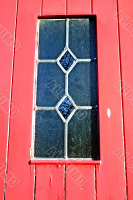 Window in Red Door