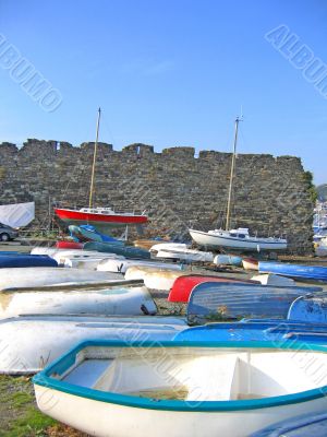 Boats by the Castle