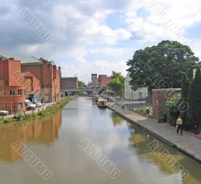 Canal in Chester, UK
