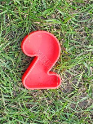 Red 2 on Green Grass