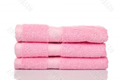 Pink towels