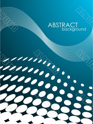 abstract vector background with text space