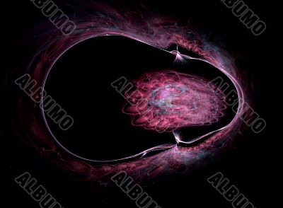 Pink oval