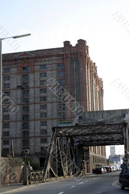 Old Warehouse and Bridge in Liverpool