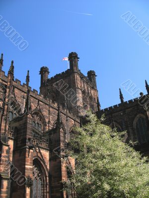 Chester Anglican Cathedral in England UK