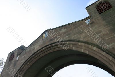 Historic Arched Bridge in Chester