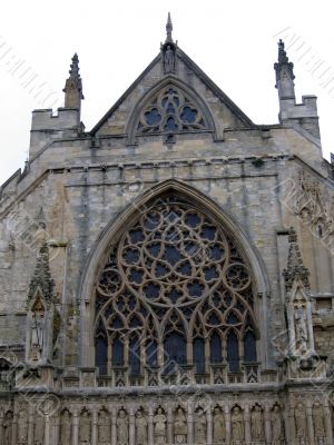 Front of Exeter Cathedral