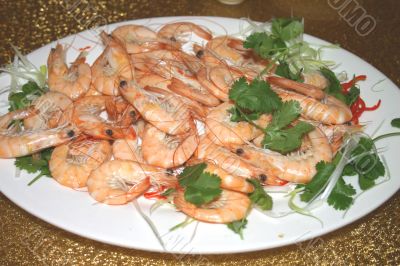 Shell On Prawns