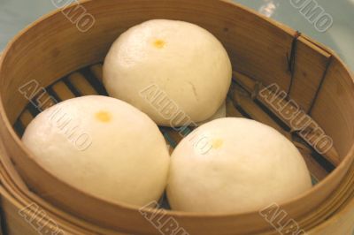 Chinese Steamed Egg Buns