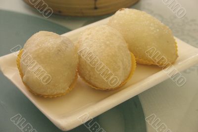 Three Deep Fried Chinese Chicken Pastries