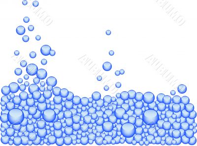 Blue bubbles