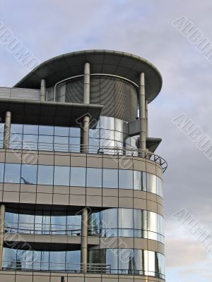 Modern Rounded Cornered Office Building