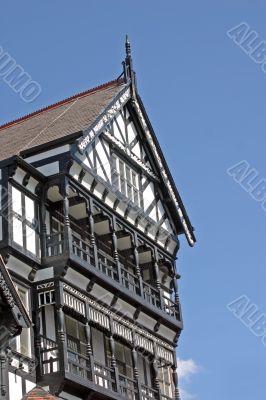 Old Black and White Building in Chester