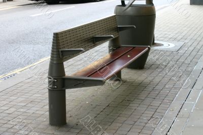 Modern Street Bench