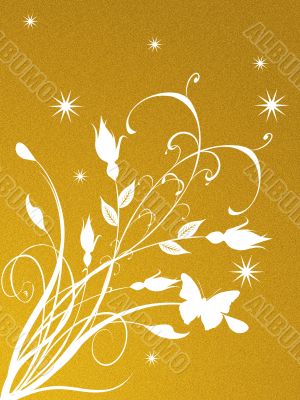 floral abstract background